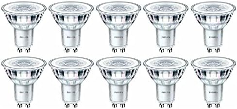 10 Pack - Philips CorePro LED Spot 4.6W (50W) GU10 Lamp 4000k Cool White 390 Lumen 15000 Hours 36° Beam - 929001218202 - [Energy Class A+]