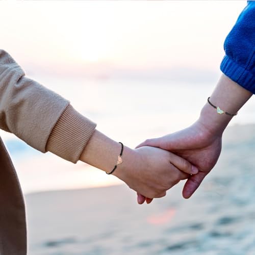 Mezrkuwr pulseras de mariposa para amigos