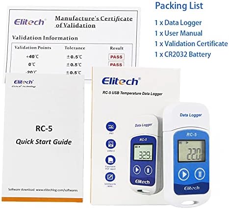 Elitech RC-5 Package Contents