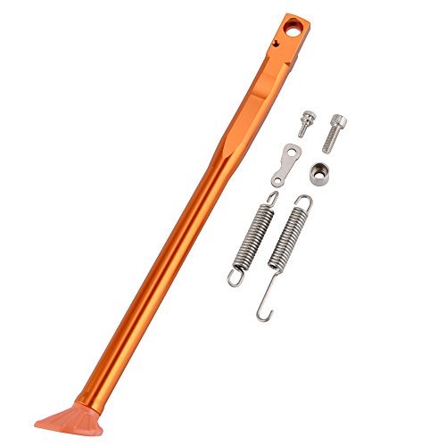 NICECNC All Orange Side Stand Kickstand Compatible with KTM Husqvarna EXC 125-150-200-250-300-400-450-525 1998-2007 Replace Part Number:50303026100 or 50303023000, See Fitment