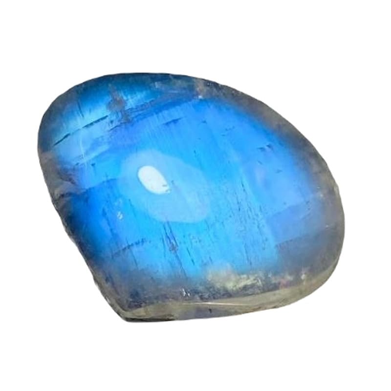 Pierre de lune naturelle précieuse en cabochon fantaisie 16x21mm pour bijouterie