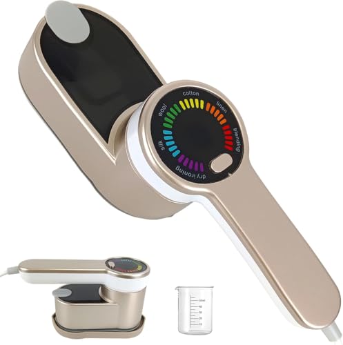 Portable Travel Steamer Iron for Clothes,Led Portable Iron with Six Intelligent Modes,Hand Held 2 in 1 Handheld Steam Irons,Portables Steam Irons Wrinkles Remover for Home OfficeDorm Shoe Snack