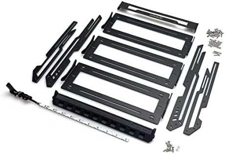 Club 5 Racing Adjustable Steel Roof Rack w/Integrated LED Light B...