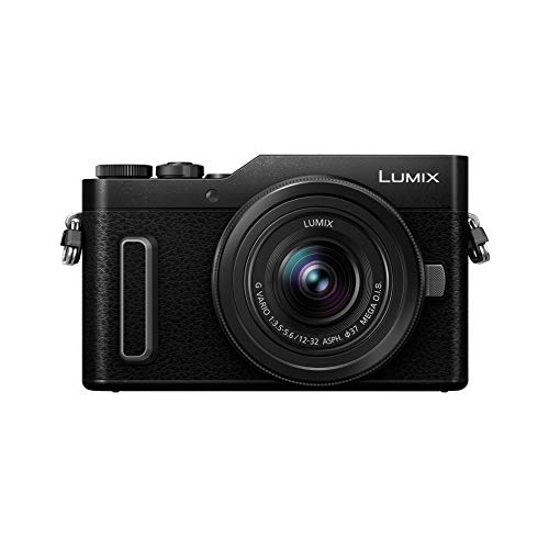 Panasonic Lumix GX880K | Cámara híbrida compacta + Lente Lumix 12-32 mm (Sensor 4/3 16 MP, Pantalla Inclinada tact, AF DFD, vídeo 4K, Modos Selfies creativos y WiFi) Negro – Versión Francesa
