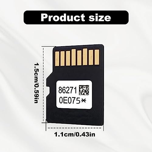 Mapas de 2023 atualizados 86271 0E075 GPS cartão SD EUA e Canadá Mapas cartão micro SD para atualiza