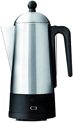C3 30 – 32001 Design Perkolator 2 – 6 tazze, acciaio inox spazzolato, Eco C3 30 – 32001 Design Perkolator 2 – 6 tazze, acciaio inox spazzolato, Eco