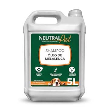 Shampoo Pet Antifúngico Cachorro Gatos 5lts Melaleuca