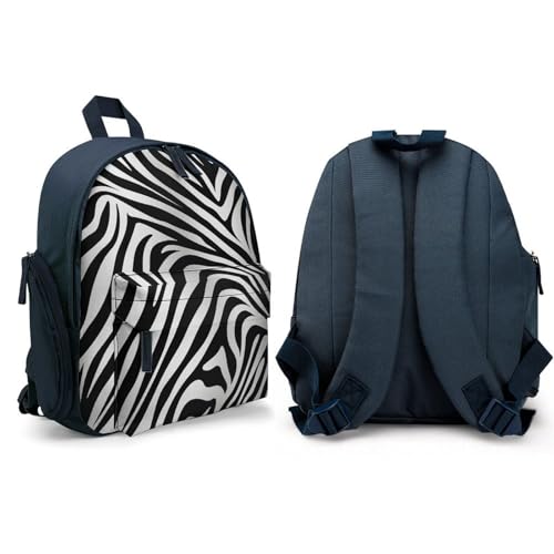 Zebra Print Mini Backpack Light Weight Small Travel Backpack Shopping Travel Daypack4