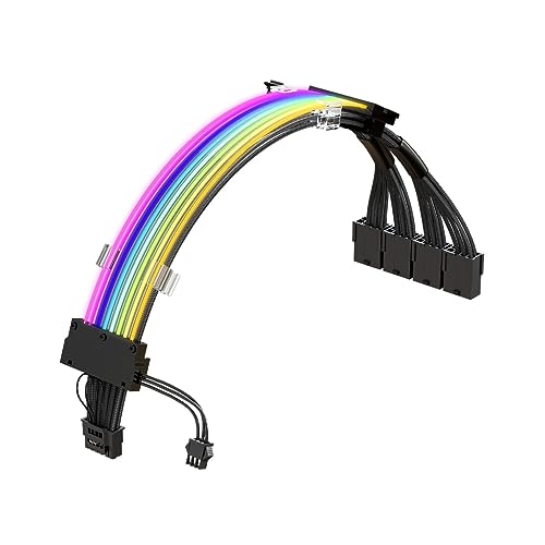 Câble PCIE5.0 tressé 16 broches pour éliminer les adaptateurs PC