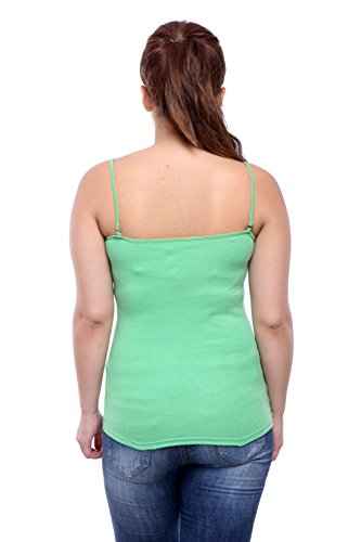 Image of Teemoods Women's Cotton Spaghetti Strap Camisole Slip - Adjustable Straps, Slim Fit, Soft Innerwear Tank Top for Layering & Everyday Comfort