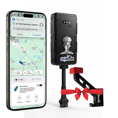 Image of ChawkiDar Anti-Theft Alarm & Two Wheeler Tracking System - Real-Time Vehicle Security with Instant Alerts, Universal Fit