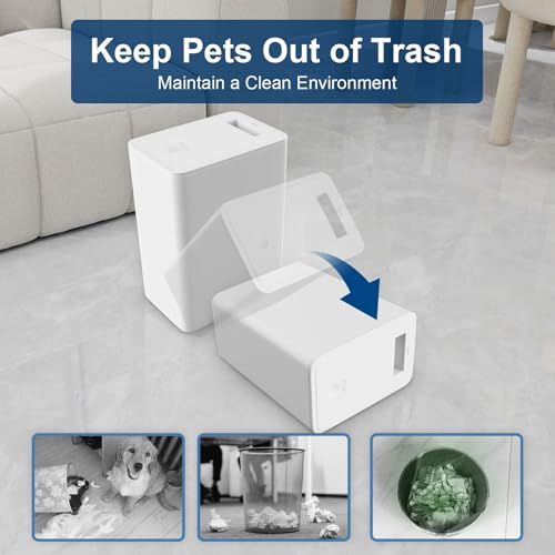 Caneca de basura para baño con tapa, 15 litros miniatura 4