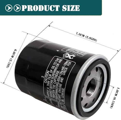 Image of 4 PCS Oil Filter 2540086 2540122 for Polaris Ranger 700-900, RZR 800-900, Sportsman 600-800, General 1000