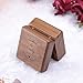 Personalized Engagement Ring Box for Proposal, Handmade Custom Engraved Square Proposal Ring Box Small Wooden Box for Crafts for Wedding, Ceremony
