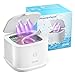 Ultrasonic Retainer Cleaner, Phniti 48kHz Professional Ultrasonic Jewellery Cleaner for Retainers, Jewellery, Dentures, Mouth Guard, Aligner, Toothbrush Heads, 13OZ Portable Dental Cleaning-White
