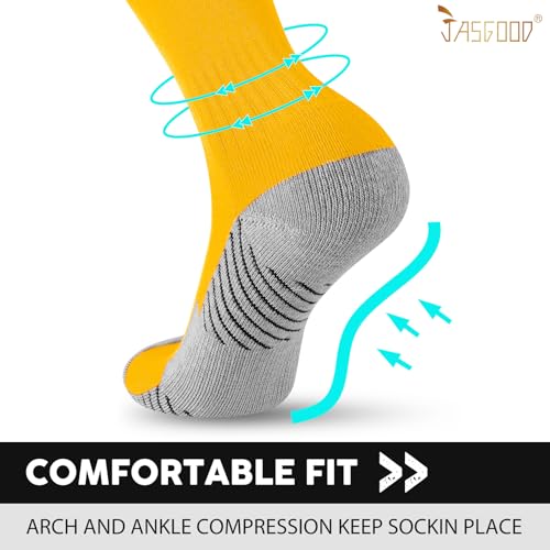 JASGOOD Baseball Socks and Belt Combo for Youth Adult Softball Socks and Elastic Belt for Boys Girls4