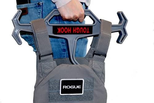 Tough Hook Original Hanger GEN2 | Made in USA | 8 Pack | 200 lb Load Capacity | Heavy Duty, Multipurpose Gear Hanger | High-Impact Plastic for Extreme Durability (Blue, Pack of 8) - Thumbnail 4