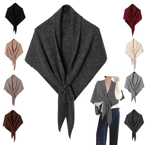 Pashmina Wraps for Women, Wool Shawl Wraps for Women, Womens Knitted Double Sleeve Scarf, Shawl Wrap Around Sweater