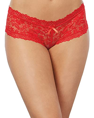 Shorty dentelle rouge Dreamgirl M pour sublimer vos soirées