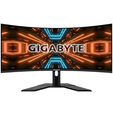 Monitor Gamer Gigabyte 34" Curvo 1ms 144 Hz Full HD HDMI DisplayPort G34WQC A