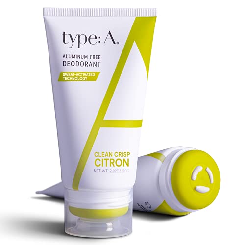Type:a Natural Deodorant For Women | Crisp Citron - Aluminum Free Deodorant With Coconut And Aloe, Safe For Sensitive Skin | The Visionary - 2.8Oz Dry Touch Cream Deodorant #TOP19