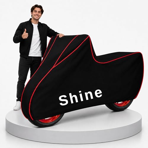 Image of My NEW Covers 100% Water Resistance Shine Bike Cover | Taffeta Body Cover for Rain & Sun | UV Protection, Dustproof, Scratch Resistant, Windproof, Heat Resistant, Vehicle Specific Fit