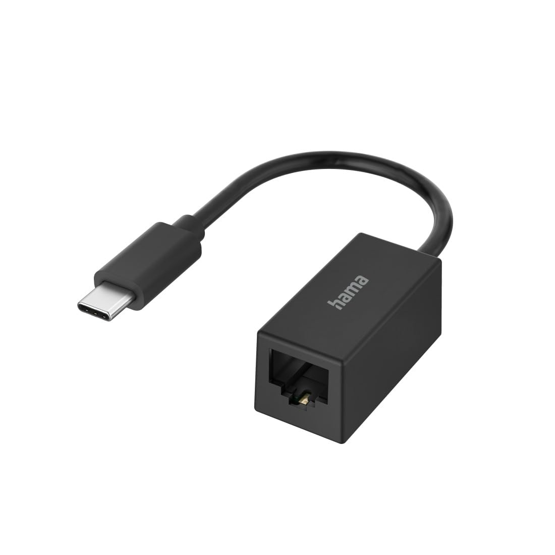 Hama 200322 Netzwerk-Adapter USB-C-Stecker - LAN/Ethernet-Buchse, Gigabit Ethernet