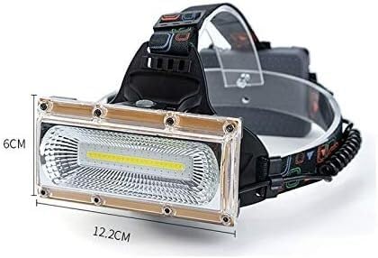Linterna Frontal LED, Potente Faro LED COB, Linterna Frontal Recargable, 3 Modos, Linterna Frontal Impermeable for Pesca