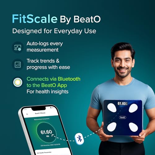 Image of BeatO CGM with FitScale by BeatO Body Composition Scale