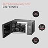 Cookology CAFMIC28LSBK Combi Microwave with Air Fryer & Grill - 900W Power 28L Capacity - 9 Preset Cooking Programs & Quick Defrost - Space-Saving Design - Family‑Size Capacity - Black