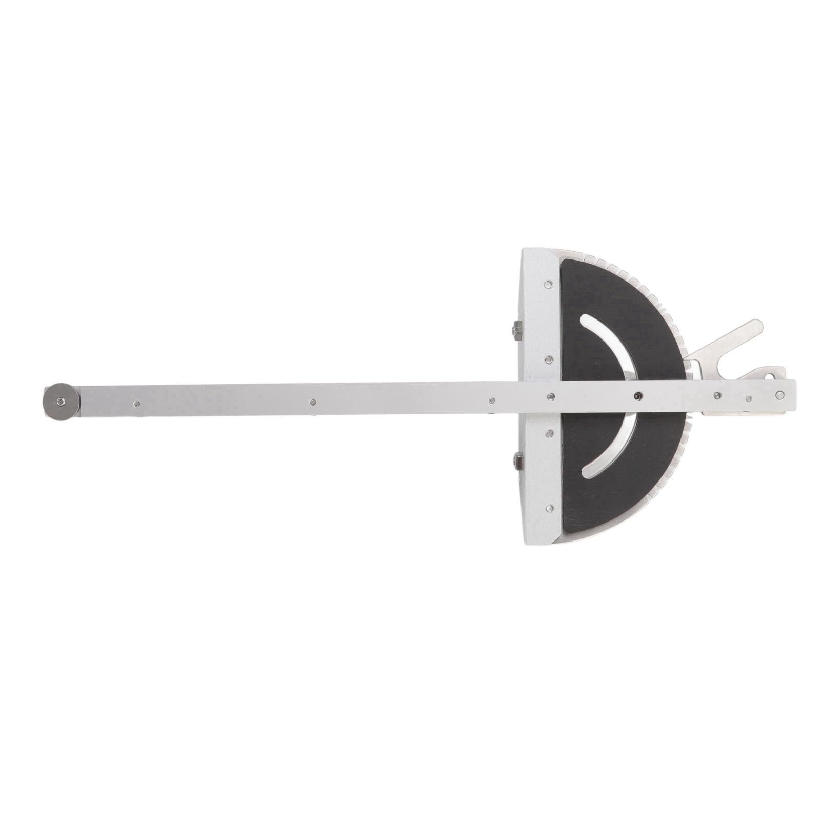 Dilwe Calibre de Ingletes de Alta Precisión para ángulos de Corte Precisos en Carpintería, Aluminio Duradero Resistente Al Desgaste, 17,7 X 2,2 X 7 Pulgadas
