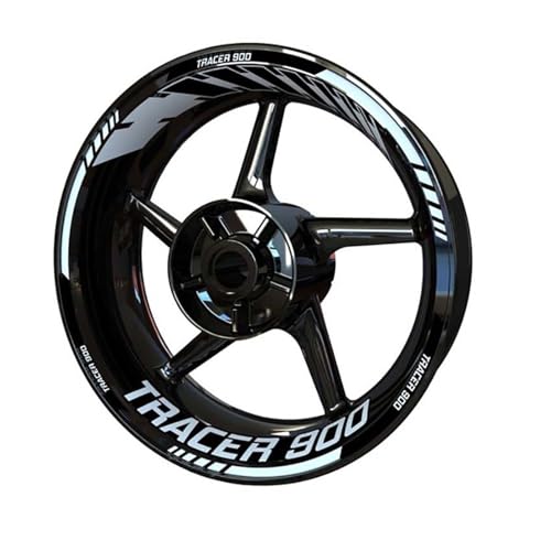 Stickers réfléchissants jante Yamaha Tracer 9 900 7 GT sécurité