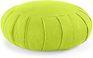 Lotuscrafts Zafu Meditation Cushion Zen - Height 15 cm - Spelt Filling - Floor Cushion for Meditation - Yoga Cushion - Meditation Pillow - Yoga Pillow - Without Inner Cover - GOTS Certified