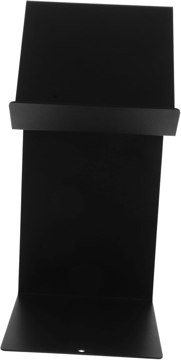 ERINGOGO Unique Bookshelf Tiered Bookstand Iron Frame Book Display Case for Magazines Sturdy Book Holder Stand Kitchen Bookshelf