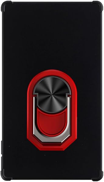 Case and Ring Holder for M5 Stack Paper S3 - Black+Red