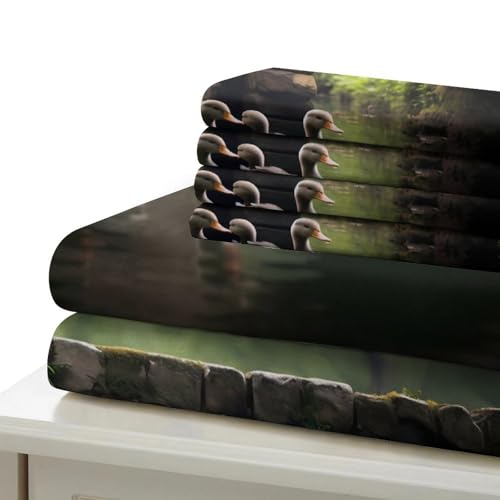 Parure de lit microfibre hypoallergénique premium 220x240 effet 3D - 7