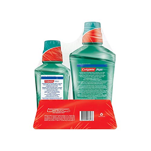 Colgate Enxaguante Bucal Plax Fresh Mint (500 Ml) + Ice Fusion (250 Ml)