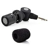 Saramonic SR-XM1 3.5mm TRS Omnidirectional Microphone for DSLR Cameras, Camcorders, the Saramonic CaMixer, SmartMixer, LavMic, SmartRig+, UWMIC9, UWMIC10 & UWMIC15