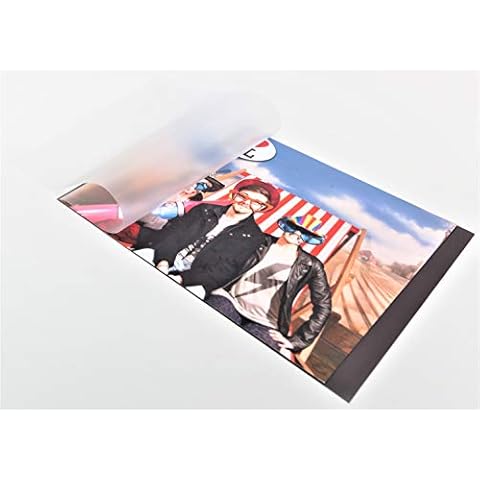 Deskit Magnetic Laminating Pouches, Multipack of 15, 4x6 5x7, 150 Microns - Ideal for Photos and Signage in Kitchens, and Industrial Facilities or Creating Home Organisers and Personalised Gifts Cover