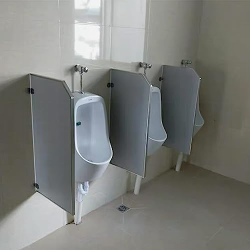 Mampara de privacidad para urinario de PVC, separador de pared para baños públicos (3 piezas) 2