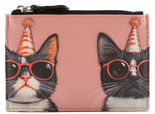 Porte-cartes cuir RFID Mala Leather Cool Cats Noir Moderne M 628_39