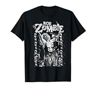 Official Rob Zombie Merchandise Rob Zombie T-Shirts for Men, Women, Girls and Boys; Rob Zombie Apparel; Rob Zombie T-Shirt for Adults Lightweight, Classic fit, Double-needle sleeve and bottom hem
