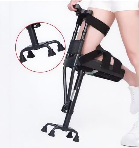 Muleta de rodilla manos libres para adultos miniatura 6