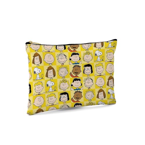 CafePress Peanuts Back to School Pattern Large Zipper Toiletry Pouch, 12.5" x 8.5"3