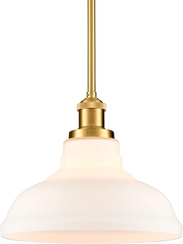 HOLKIRT Modernas lámparas colgantes doradas, luces colgantes de isla de cocina, luces colgantes para dormitorio, comedor, baño con cúpula de cristal