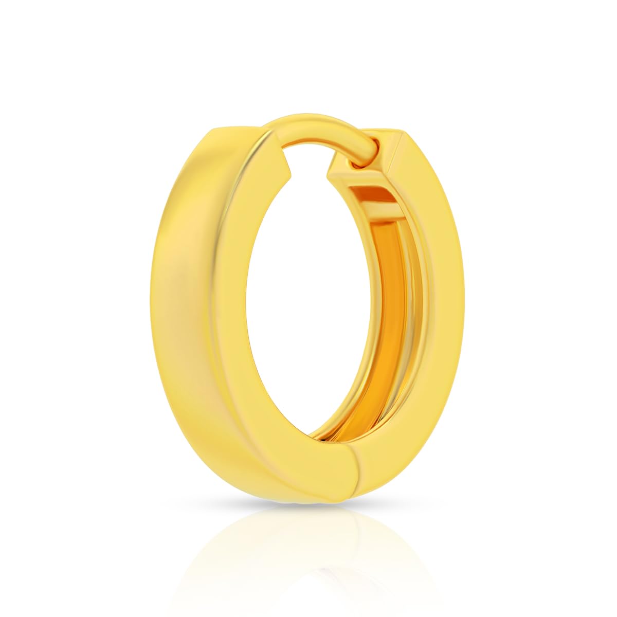 18KT BIS Hallmarked Yellow Gold Mens Earring for Women | Great For Gifting- GER112788-image-47