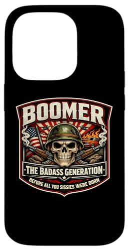 USA �u�[�}�[���� Badass Before You Sissies Were Before You Sissies Were Born �X�}�z�P�[�X iPhone 14 Pro �p