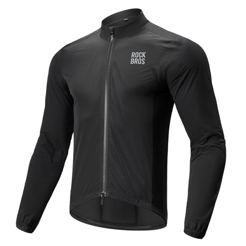 ROCKBROS Cycling Jackets for Men Breathable and Cooling Lightweight Long