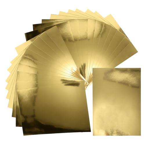 Papier cartonné doré miroir Homoyoyo fini les invitations ternes en scrapbooking