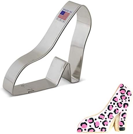 Ann Clark Cookie Cutters Platform High Heel Shoe Cookie Cutter, 3.25"